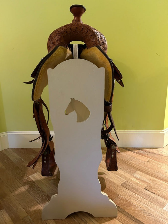 CIRCLE Y Circle Y Equitation Saddle 15.5” Reg Tree (3)