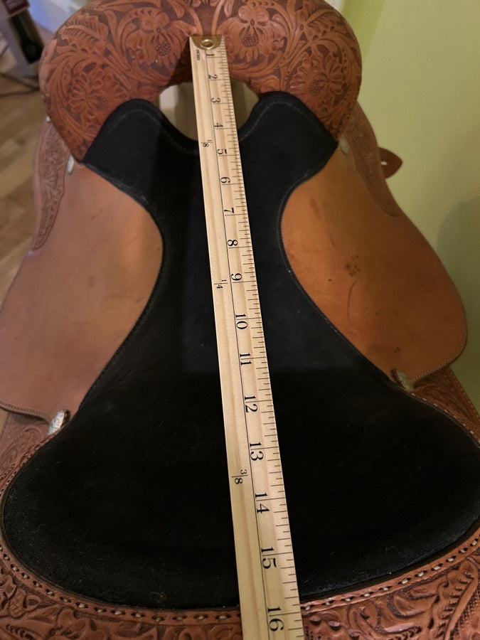 CIRCLE Y Circle Y Equitation Saddle 15.5” Reg Tree (5)