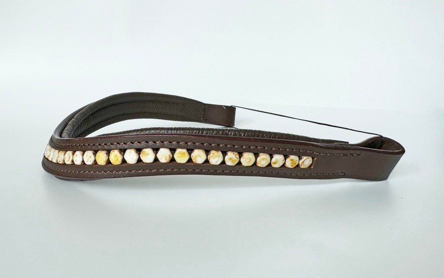 Other Butterscotch Beaded Browband (2)