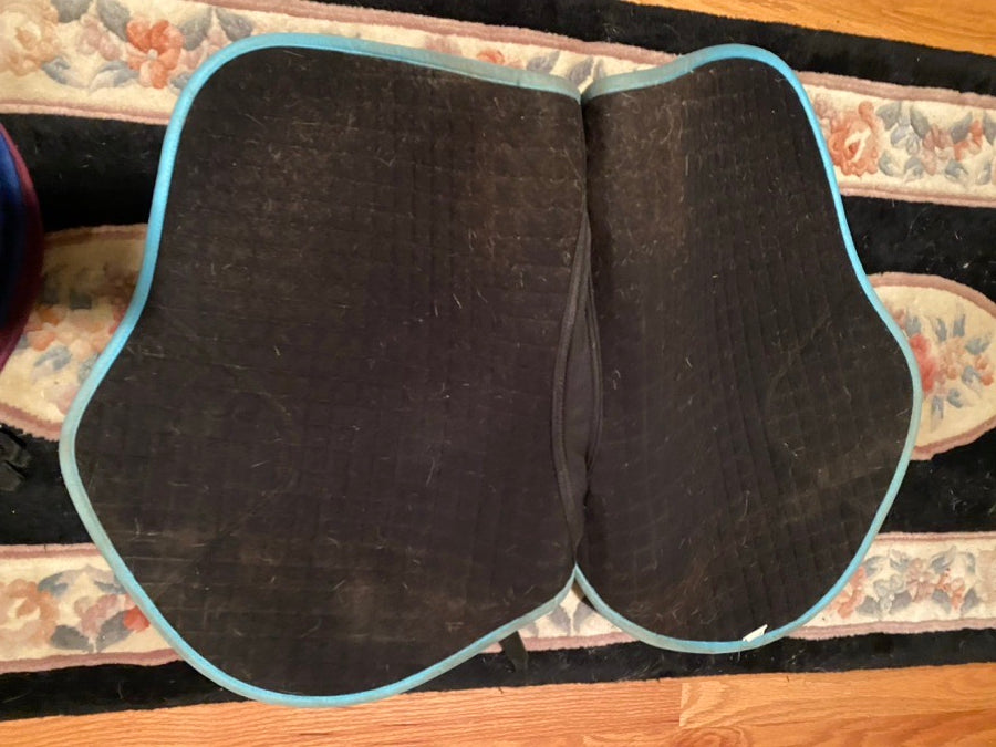 WEATHERBEETA Blue Ombre Weatherbeeta English Saddle Pad (2)
