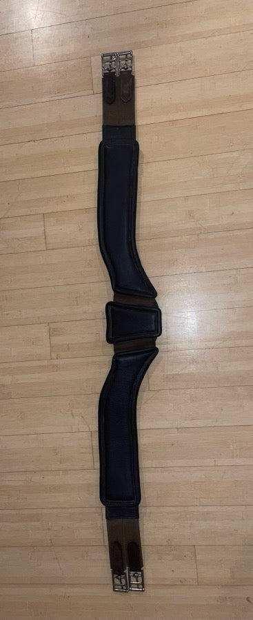 TOTAL SADDLE FIT Total fit girth english leather StretchTec leather girth 50” (2)