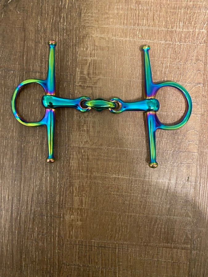 HORZE Rainbow stainless steel full cheek snaffle (2)