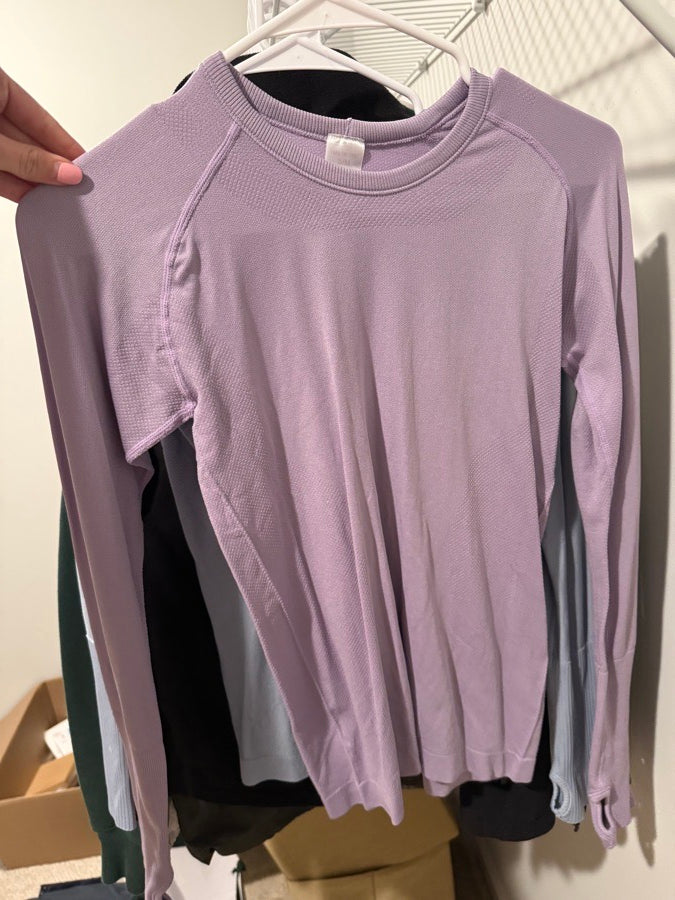 TKEQ TKEQ long sleeve - lavender (2)