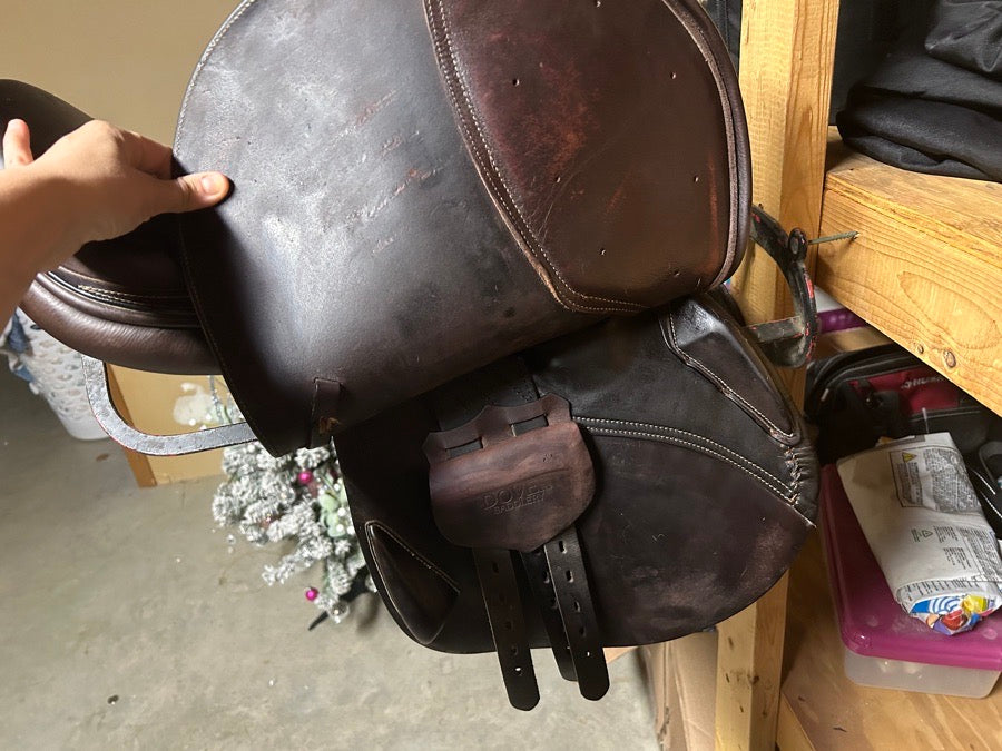 CIRCUIT dover circuit Premier Special EQ Saddle English FF 17" medium (7)