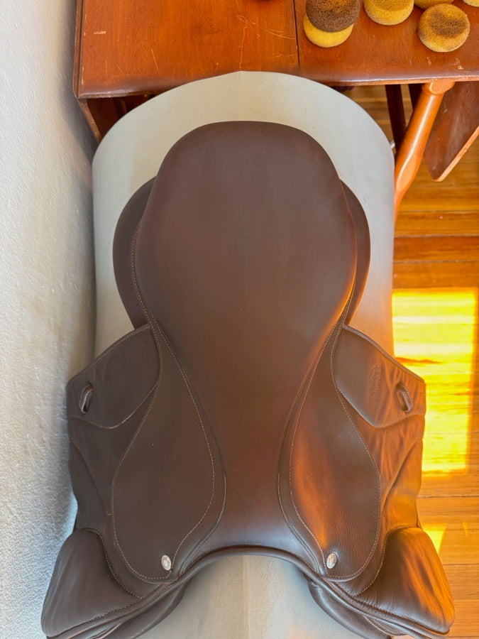 DEVOUCOUX 17” 2018 Devoucoux Biarritz S Saddle - 2N - Full Buffalo (4)