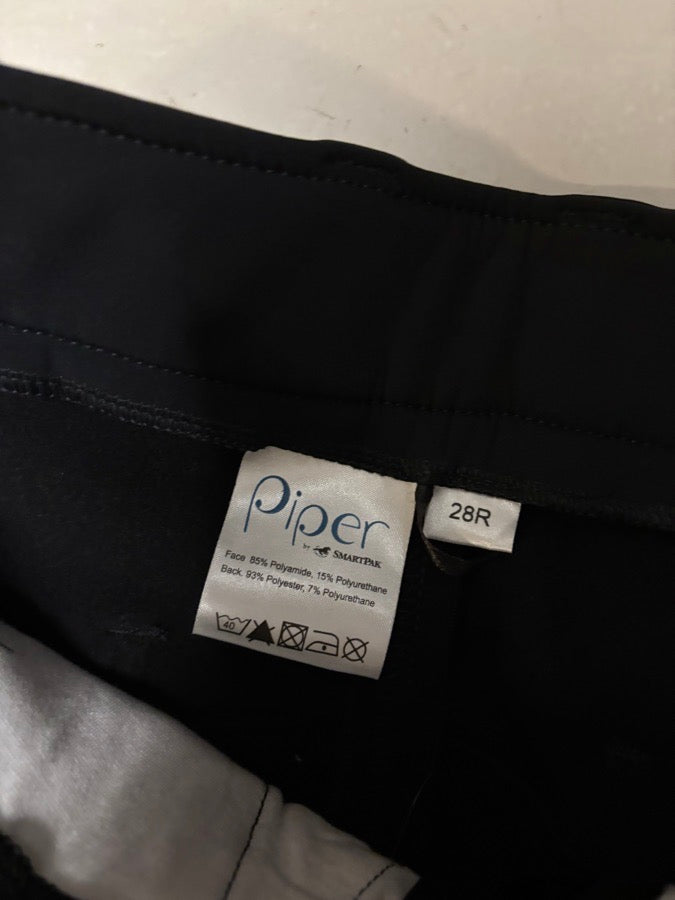 PIPER BY SMARTPAK Smartpak Piper Winter Essential Breeches NWT 28R Black Equestrian Riding Pants (2)