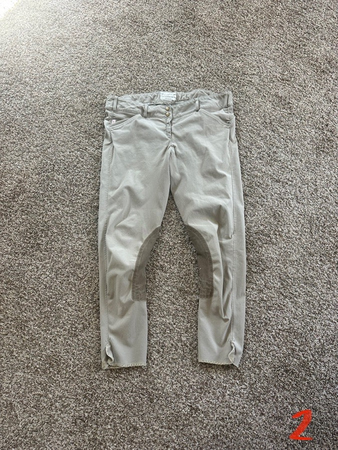 Tailored Sportsman Tan 1967 front zip low rise Size - 36R