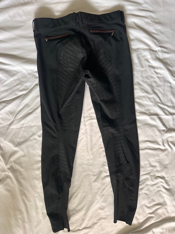 Black Equiline full seat breeches