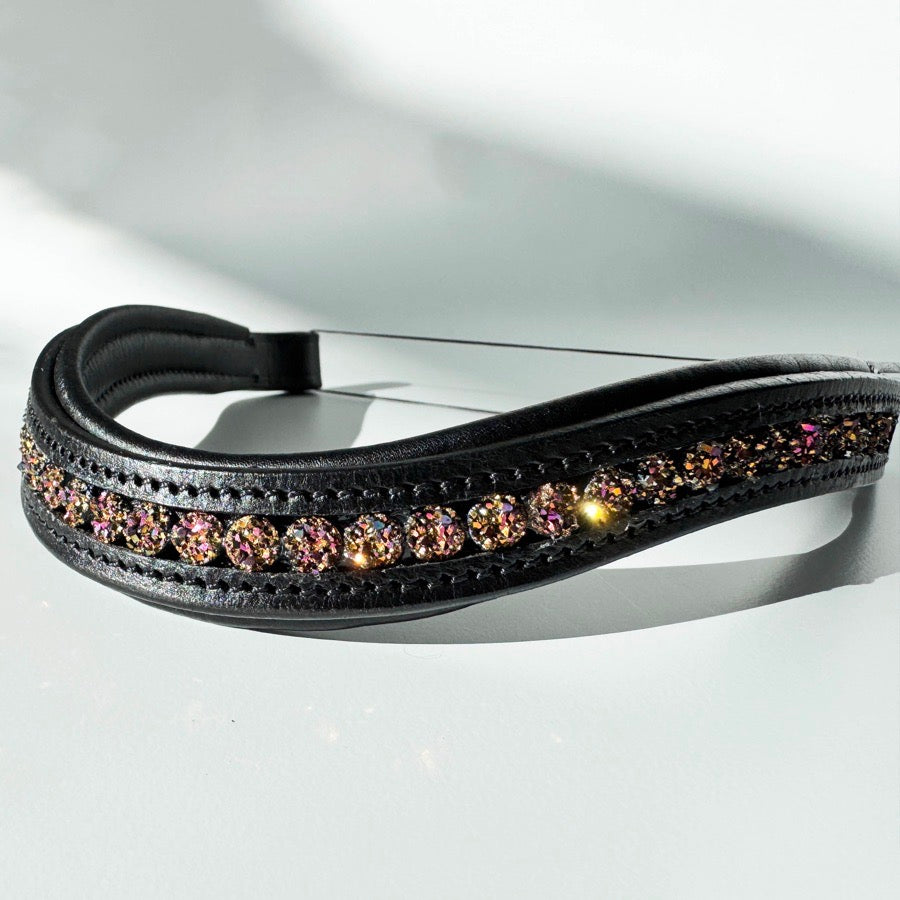 OTHER Multicolor Druzy Beaded Browband (6)