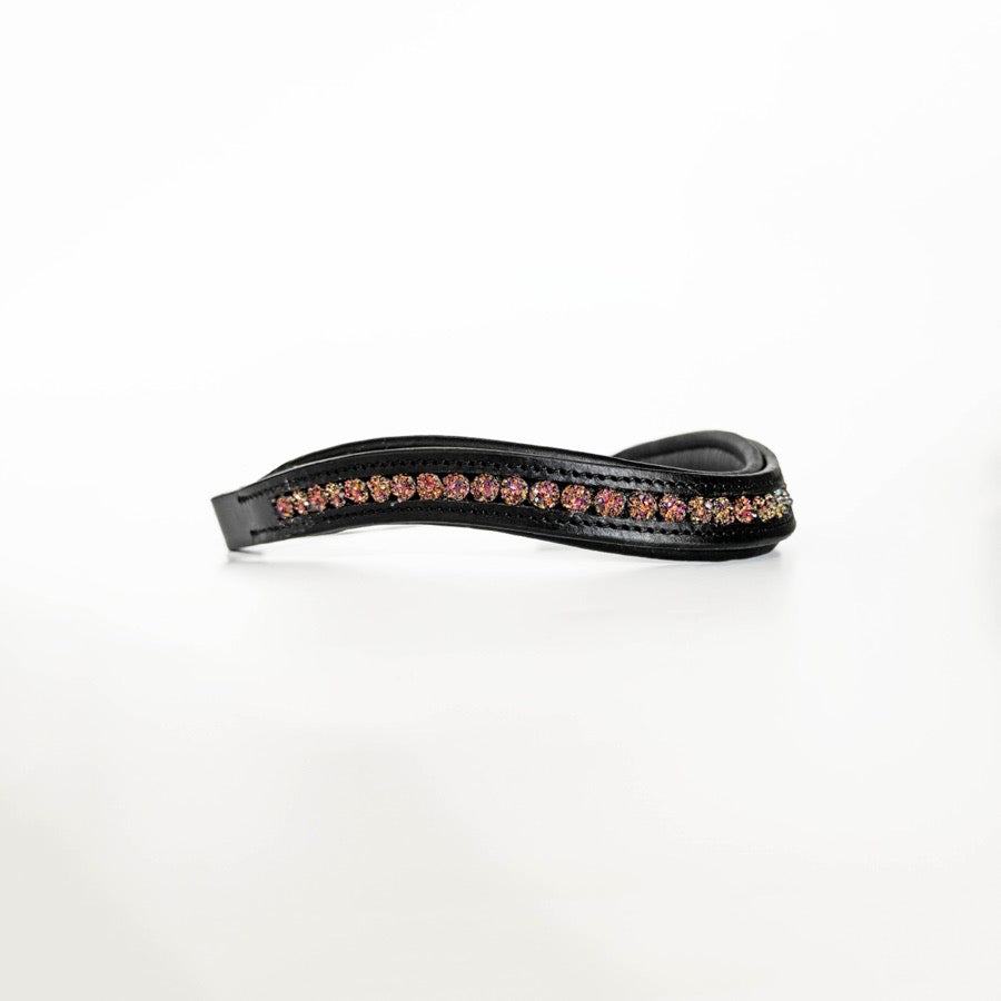 OTHER Multicolor Druzy Beaded Browband