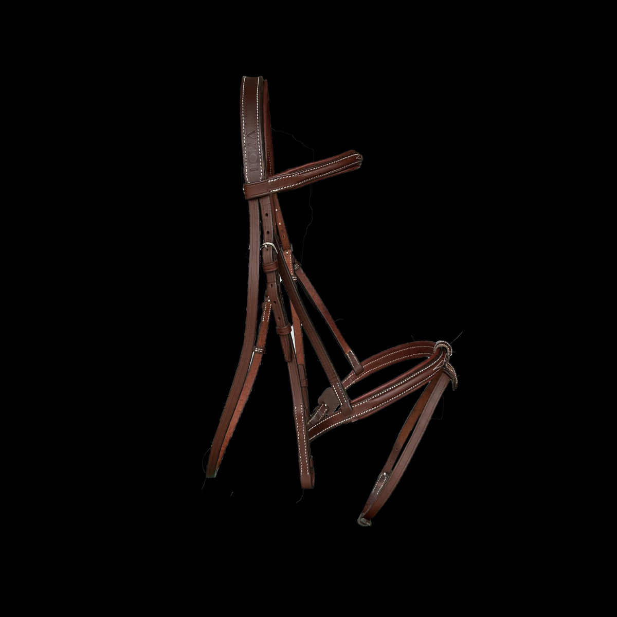 HOPLA Sellerie French Noseband Bridle With Fancy Stitching