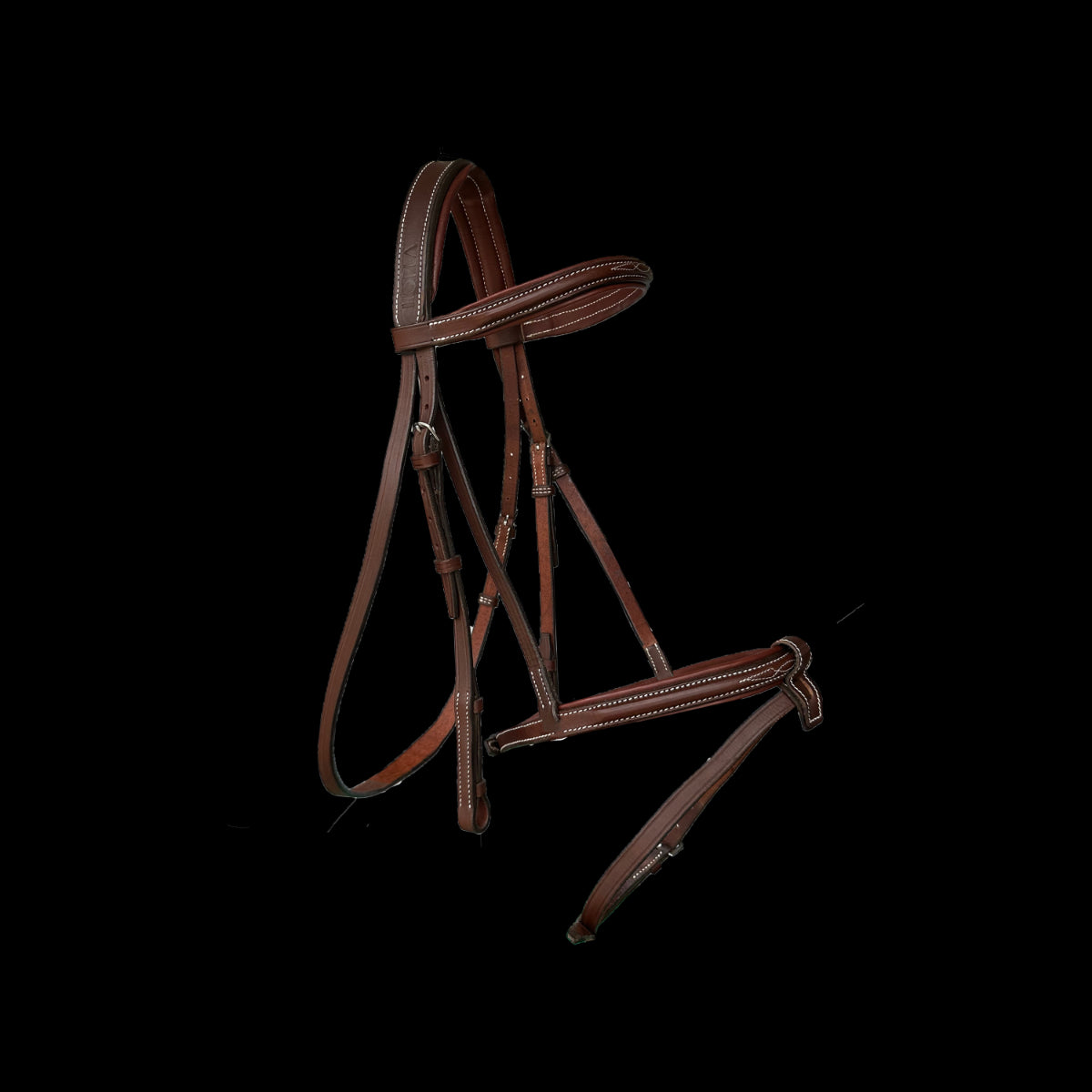 HOPLA Sellerie French Noseband Bridle With Fancy Stitching