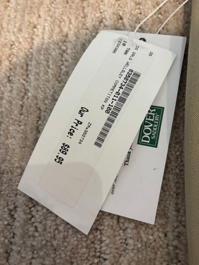 Dover Saddlery Iconeq kids girls wellsely✨ competition knee patch breech