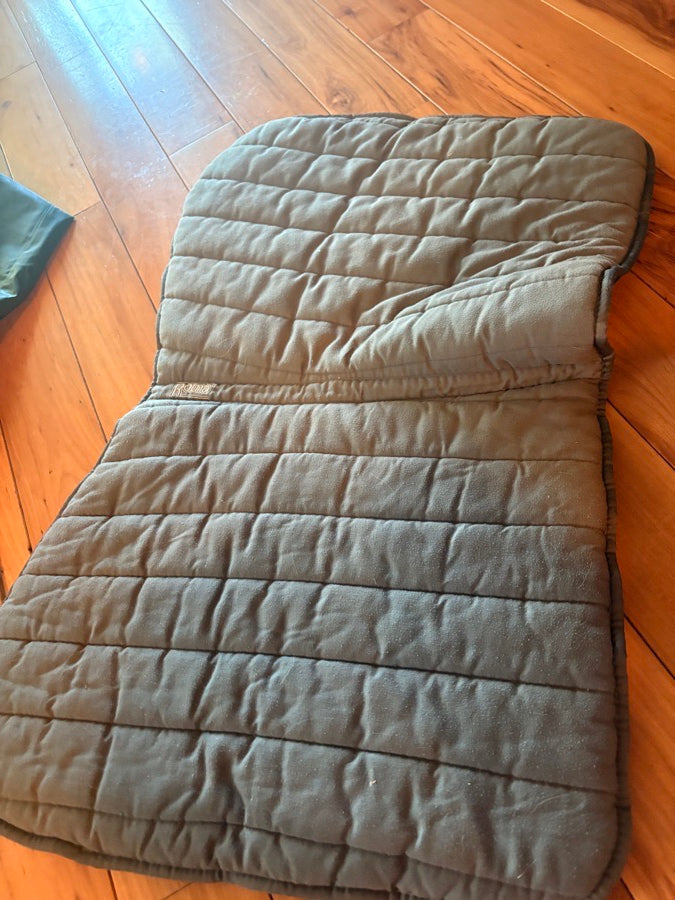 ROMA Reversible Black and grey saddle pad (2)