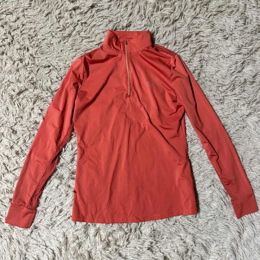 RJ CLASSICS Women’s Medium Orange RJ Classics Horseback Riding Sunshirt. Good Condition.