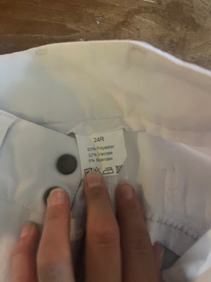 Piper Full Seat White Breeches