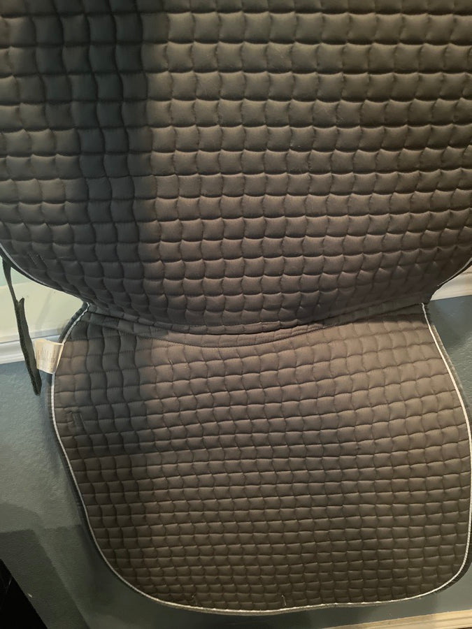 HORZE NWT olive green horze dressage saddle pad (2)