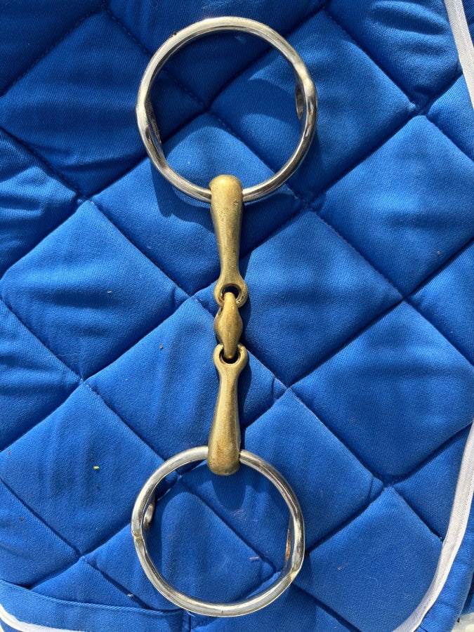 DOVER SADDLERY Neue Schule Tranz Angled Lozenge Balding Running Lever Bit (3)