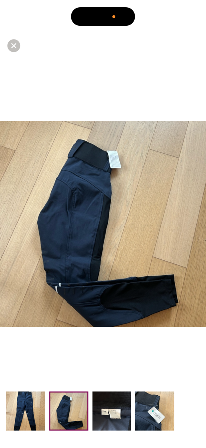 FOR HORSES Horseware Hybrid Meryl Pull-Up Breeches Navy (2)