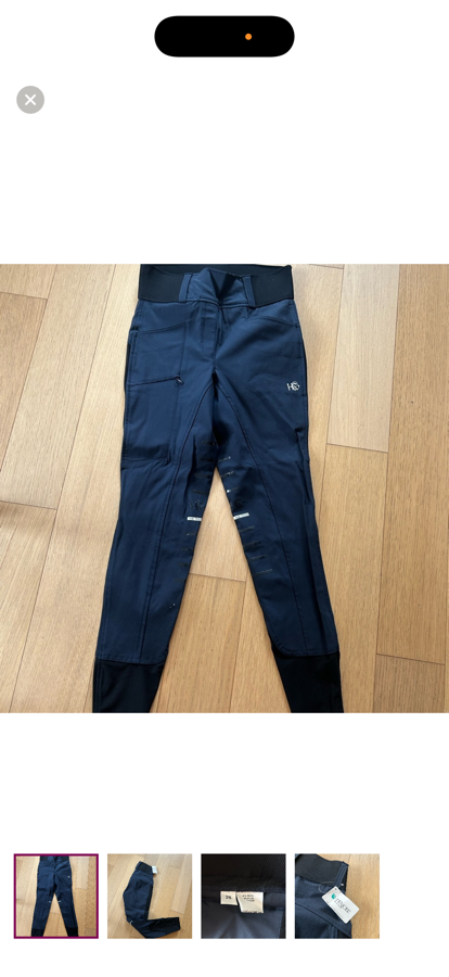 FOR HORSES Horseware Hybrid Meryl Pull-Up Breeches Navy