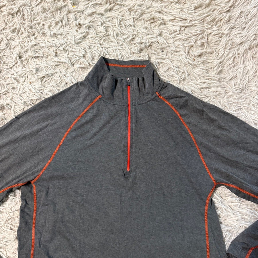 Other Women’s Medium Grey Cloudveil Long Sleeve Athletic Polo Shirt. Good Condition. (2)