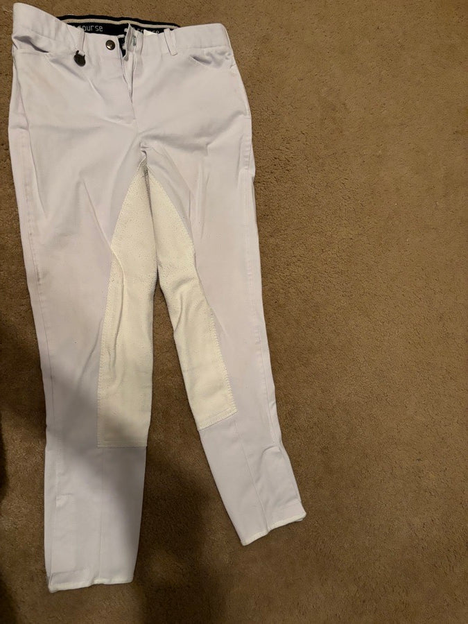 White full seat riding breeches