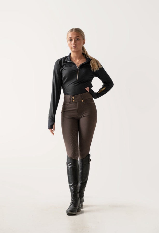 Nellie Chocolate Classic, Breeches Used Dark Brown Breeches Equestrian Sz Small