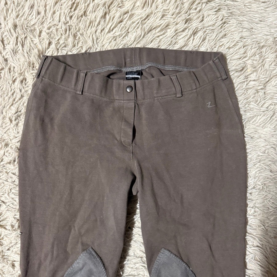 Women’s Size 34 Brown Horze Knee Patch Horseback Riding Breeches
