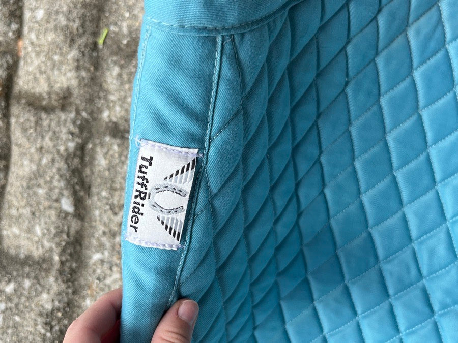 TUFFRIDER teal tuffrider pony saddle pad (2)