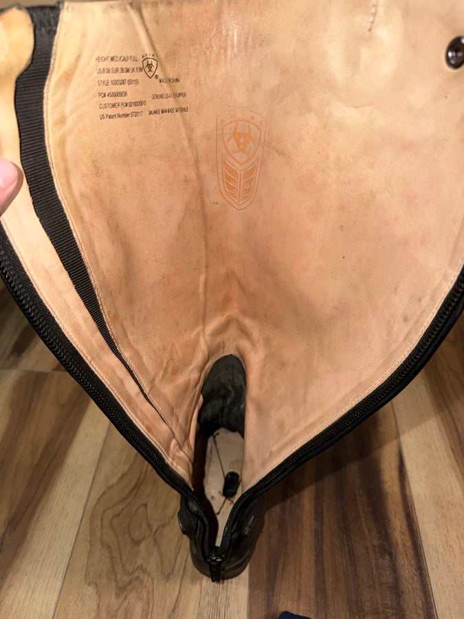 ARIAT Size 8.5 women’s medium tall full calf tall boots (7)