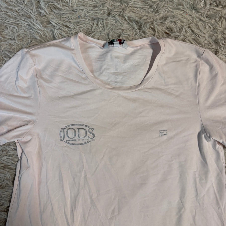 FOR HORSES Women’s Size Large Pink For Horses Short Sleeve Horseback Riding T-Shirt (2)