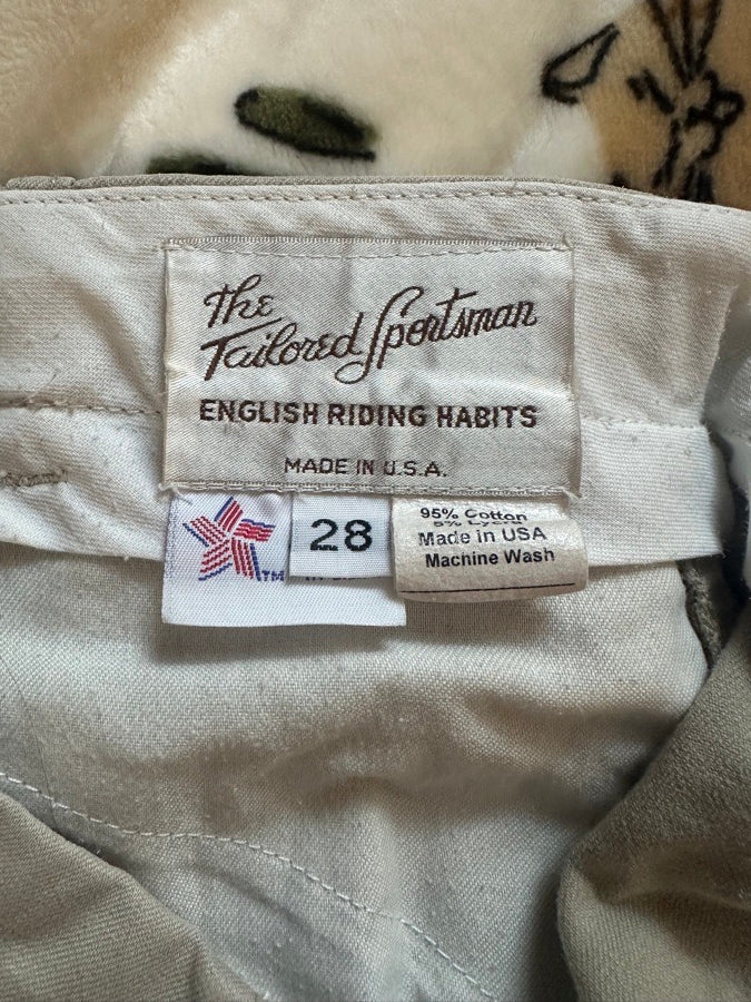 THE TAILORED SPORTSMAN tan tailored sportsman breeches size 28r (3)