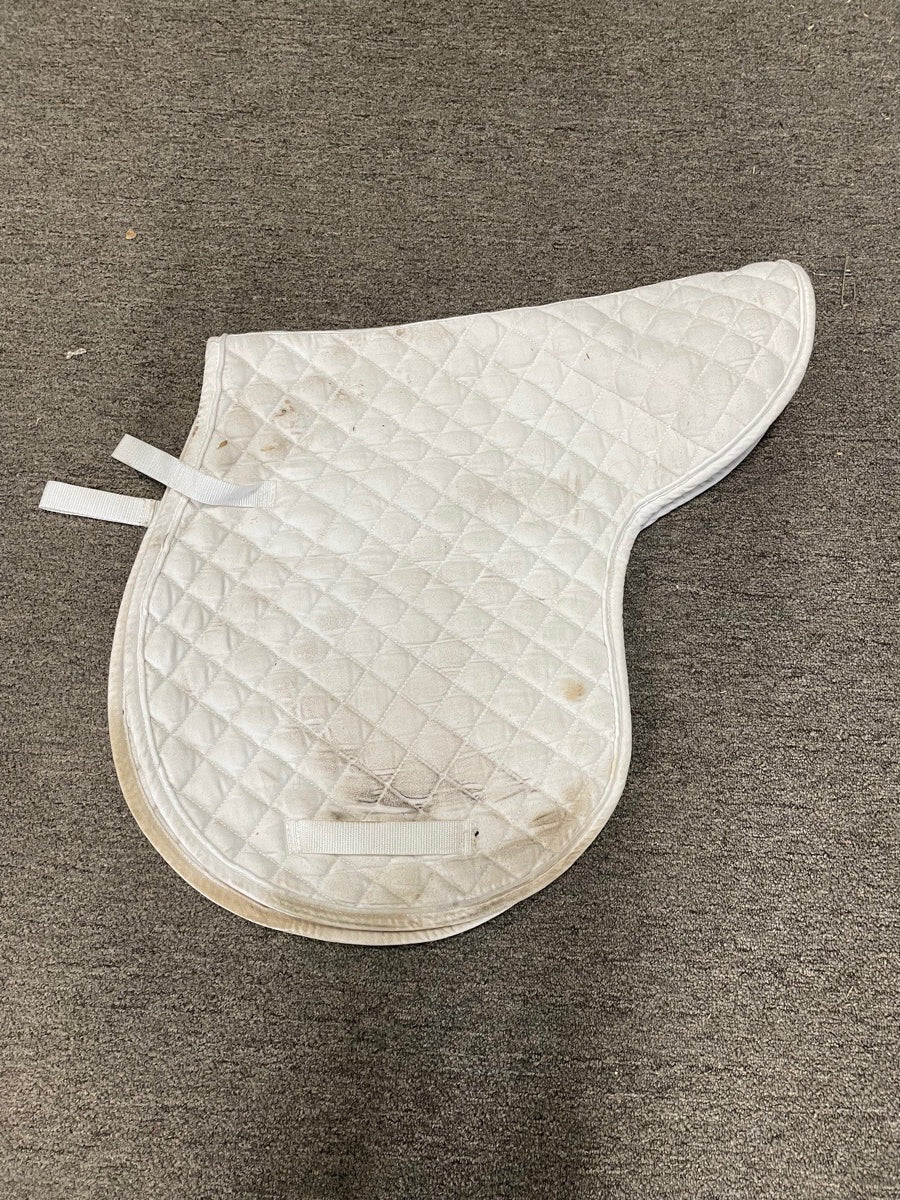 Cotton shaped saddle pad