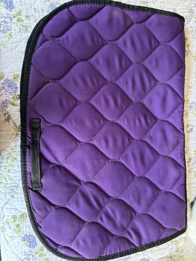 COLBERT BROTHERS Purple saddle pad (2)