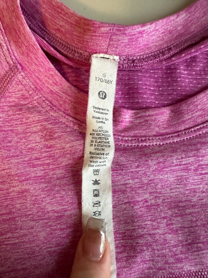LULULEMON Sonic Pink Lululemon Long Sleeve Swiftly Tech (2)