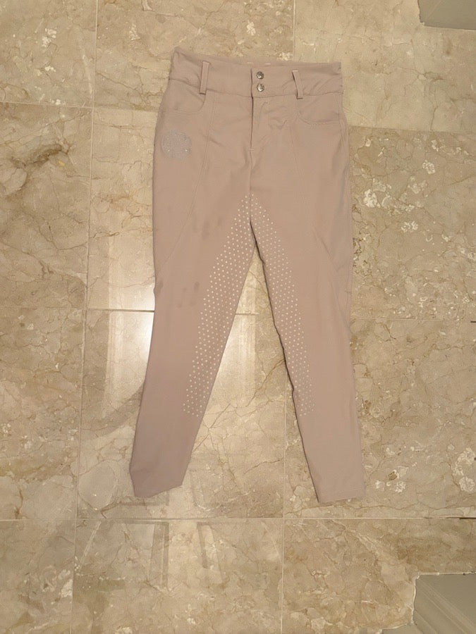 Black Heart Equestrian Classic Fullseat Breeches Beige Small