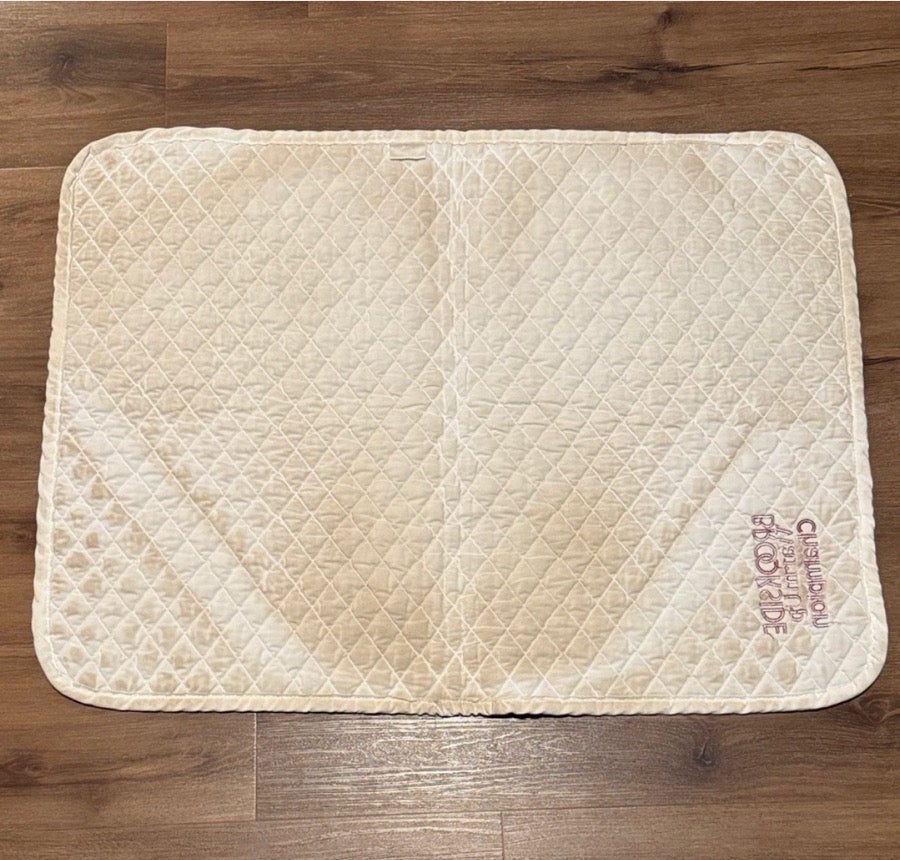 TUFFRIDER White Tuff Rider Baby Pad w/ Brookside Warmup Champion Logo (3)