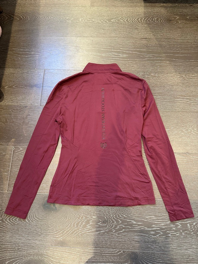 EQUESTRIAN STOCKHOLM Equestrian Stockholm - UV Protection Top - Bordeaux (6)