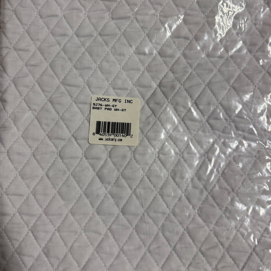 JACK'S New Grey/White Jack’s Horseback Riding Baby Saddle Pad (2)