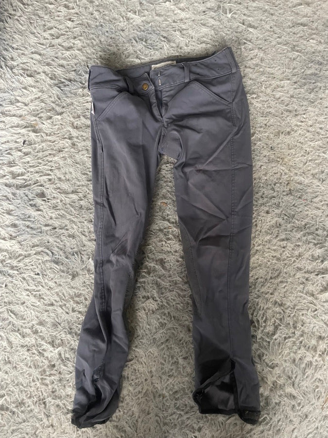 Tailored Sportsman Grayish Blue Breeches Size 16 *read description!!!*