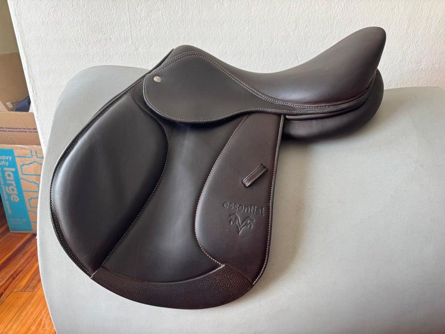 VOLTAIRE MINT! 16.5” Voltaire Essential Jump Saddle - Adjustable Gullet - 2023 - RARE!