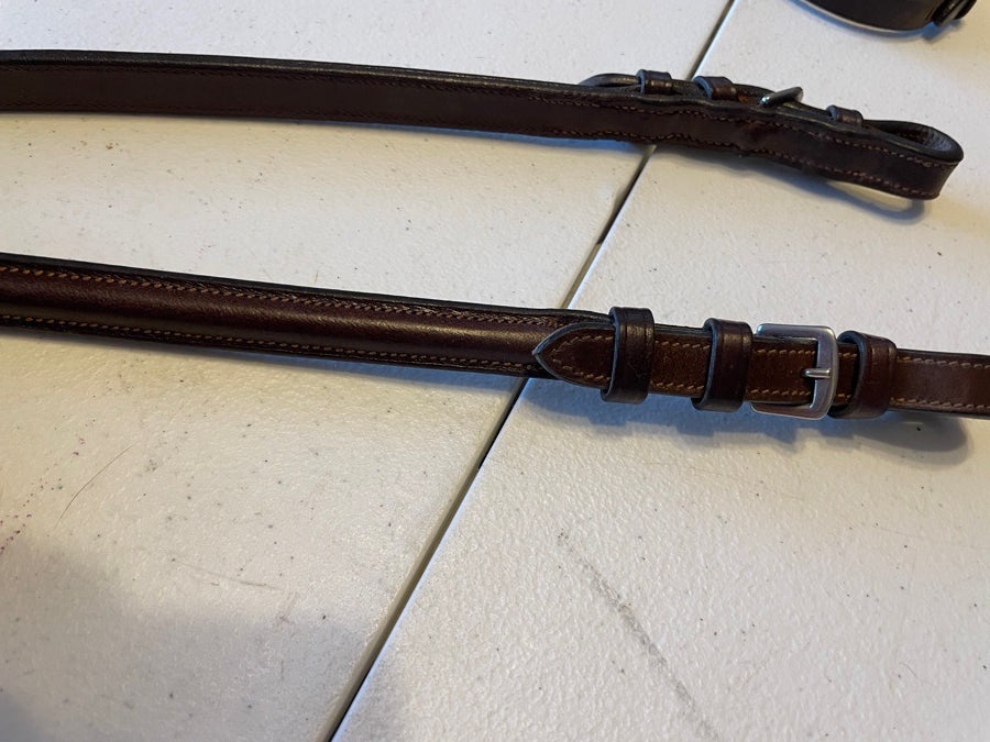 Bobby’s 5/8” Brown Laced Raised Rein