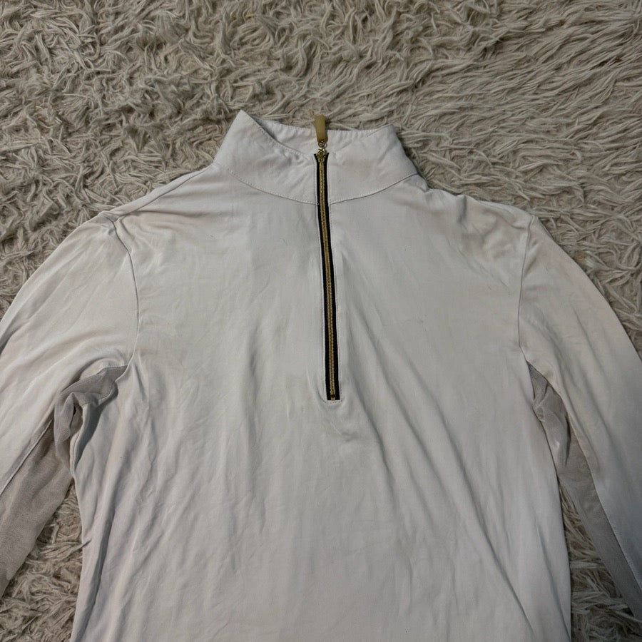THE TAILORED SPORTSMAN Women’s Small White Tailored Sportsman Long Sleeve Horseback Riding Sunshirt (2)