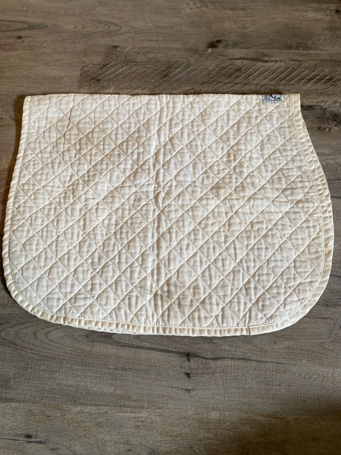 Wilkers white quilted baby pad