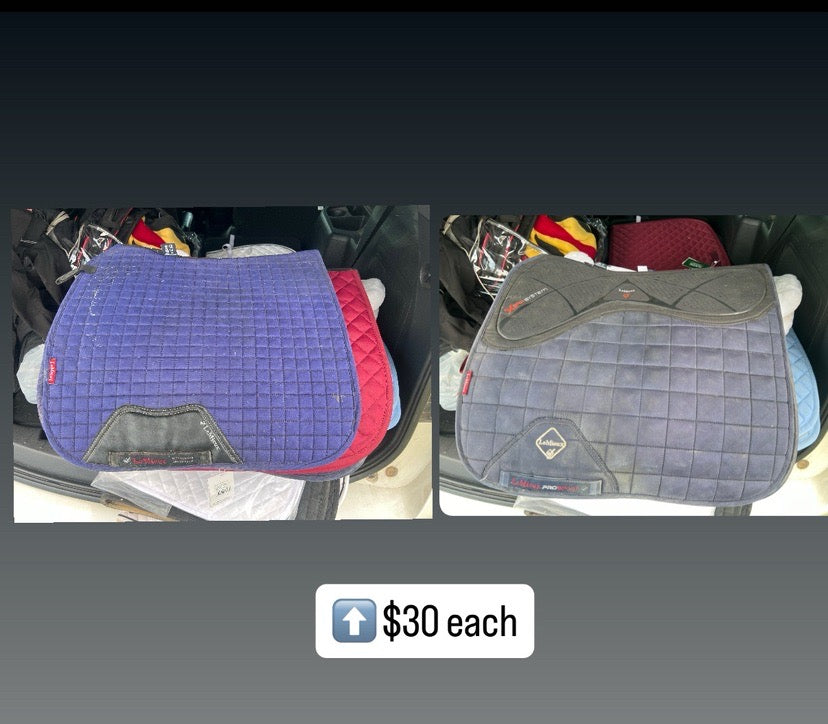 LEMIEUX Navy dressage saddle pads