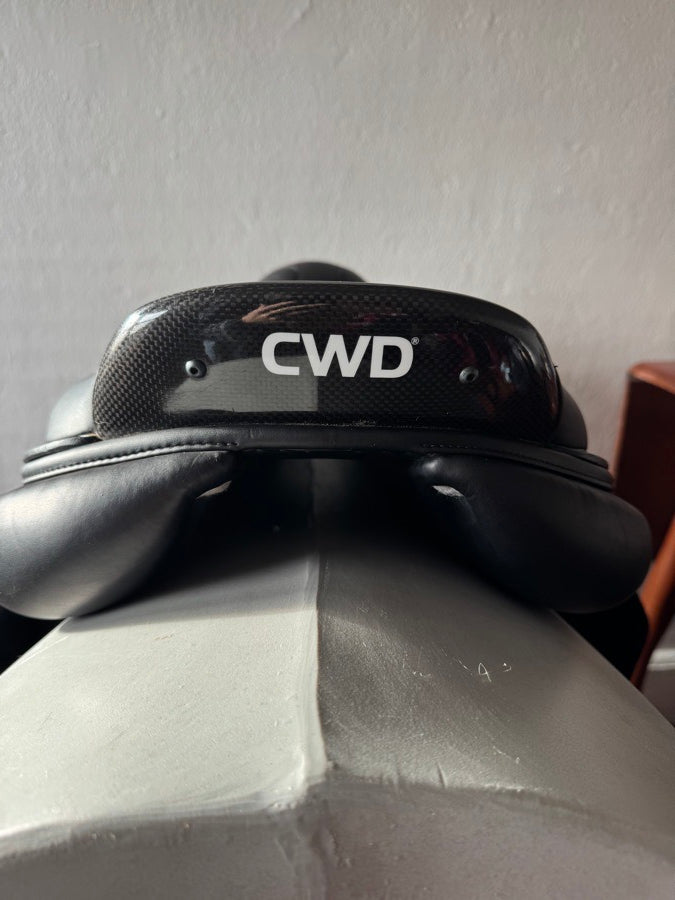 CWD 17.5” CWD SE26 2Gs Saddle - 2L - BLACK - Full Buffalo - RARE! (8)