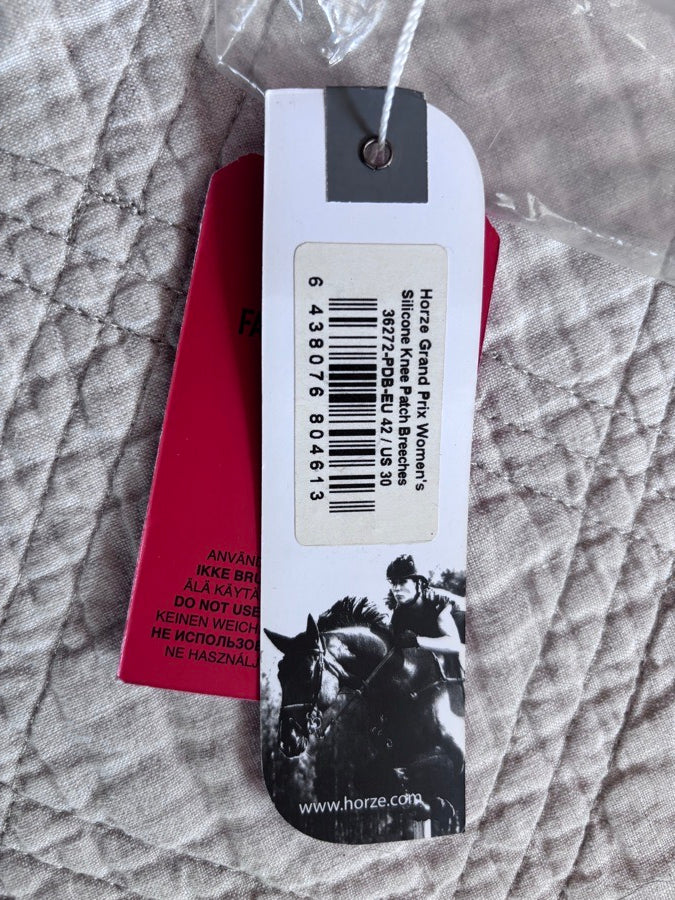 Horze Women’s Grand Prix Knee Patch Breeches.