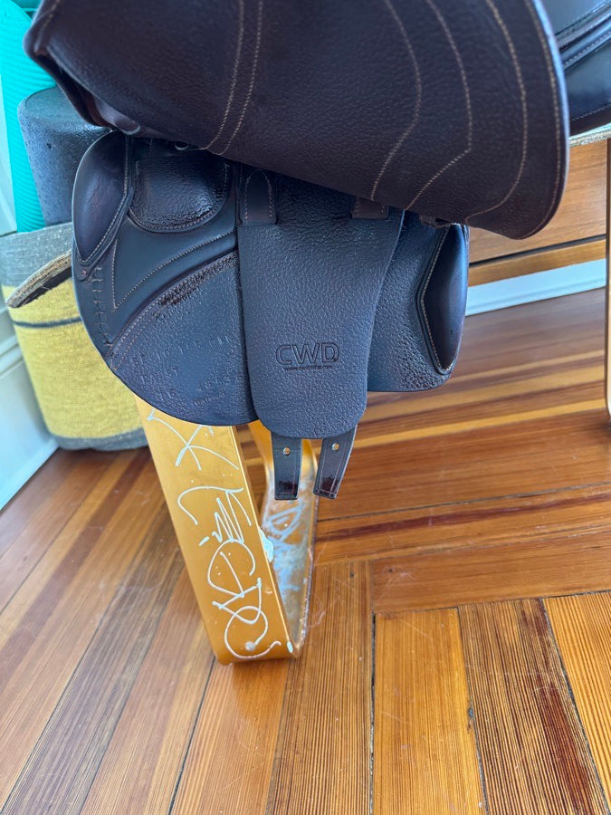 CWD 15.5” CWD SE10 Children’s / Pony Saddle - 1K Flaps - FULL BUFFALO - MINT! (4)