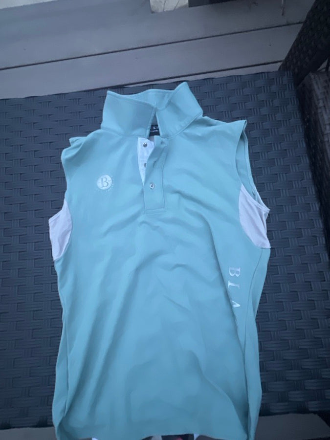 OTHER DISCONTINUED sage colored blackfort equestrian sleeveless
