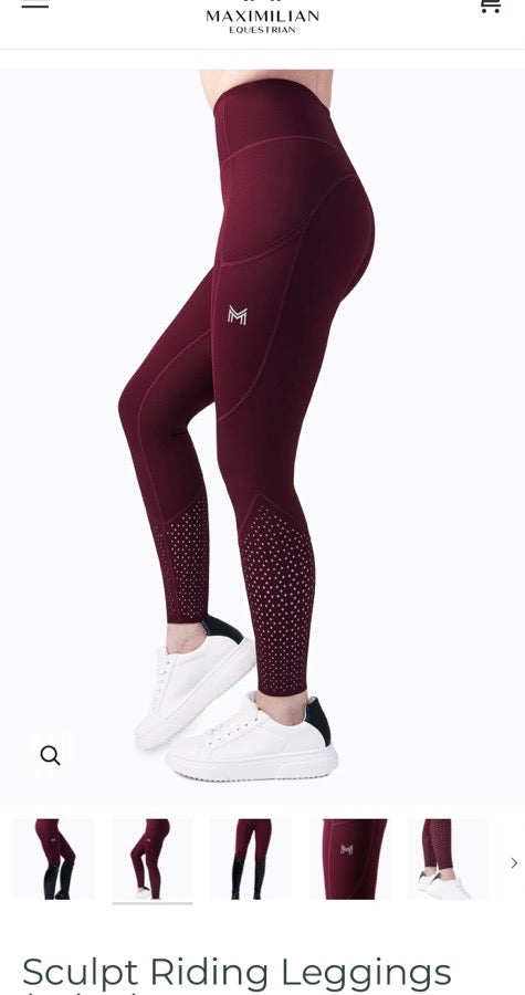 Maximilian Equestrian Sculpt riding tights, XS